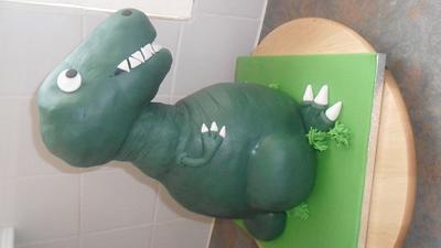 3D Dinosaur cake - Cake by Rebecca Husband