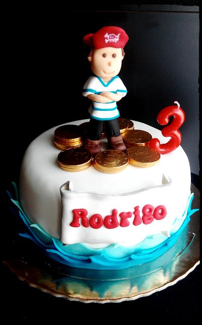 Little pirate cake - Cake by Aventuras Coloridas