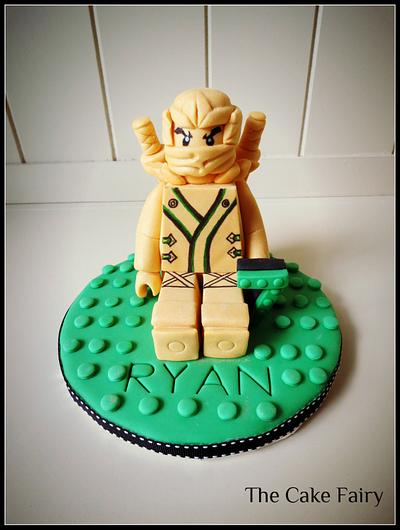 Gold Lego Ninjago - Cake by Renee Daly