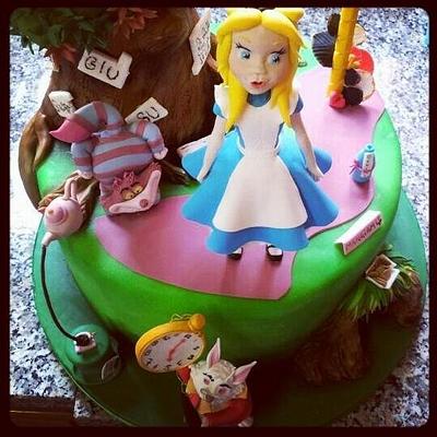 Alice Nel Paese delle Meraviglie - Cake by Lucia Busico