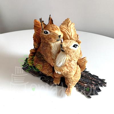 Squirrel lover - Cake by Agnes Havan-tortadecor.hu