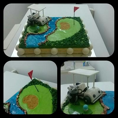 Golf burfee parcel - Cake by Rabia Pandor
