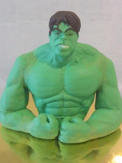 The Incredible Hulk - Cake by teresagil
