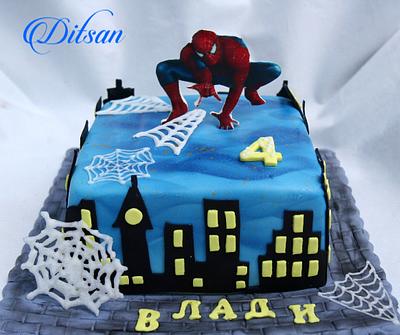 Spiderman - Cake by Ditsan