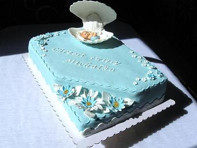 christening - Cake by Wanda