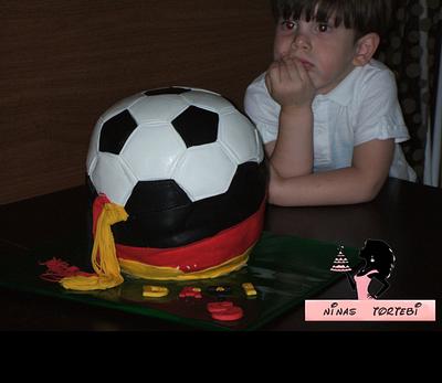 football - Cake by Nino from Georgia :)