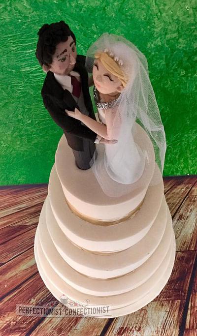 Sean and Deirdre - Gold and Ivory Wedding Cake - Cake by Niamh Geraghty, Perfectionist Confectionist
