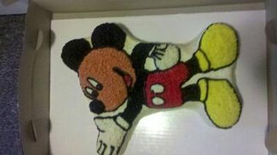 Mickey Mouse Cake - Cake by Christa