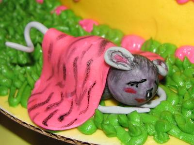 Goofy Dirty little mice race for bike - Cake by desertdesserts