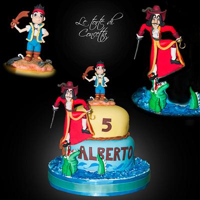 Jake Cake pirates.  - Cake by Concetta Zingale