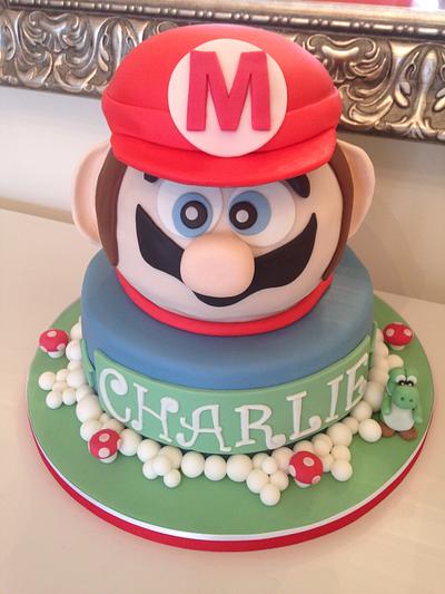 Super Mario - 4th birthday cake - Cake by sweet-bakes.co.uk