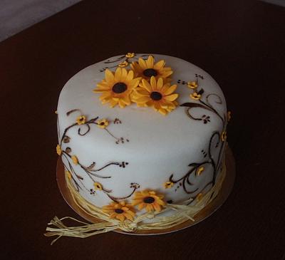 Small sunflowers - Cake by Anka