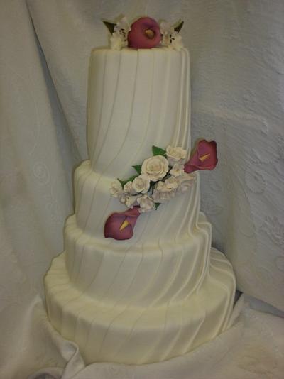 Elegant Wedding Cake - Cake by Maggie Rosario