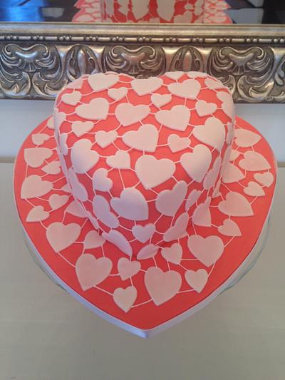 Heart of Hearts  - Cake by sweet-bakes.co.uk