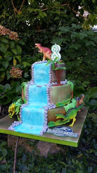 Jurassic World - Cake by SpecialtycakesNL