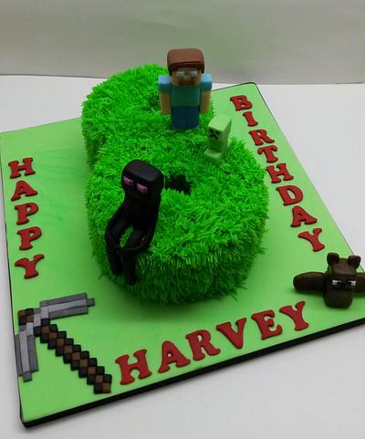 Minecraft Cake - Cake by Sarah Poole