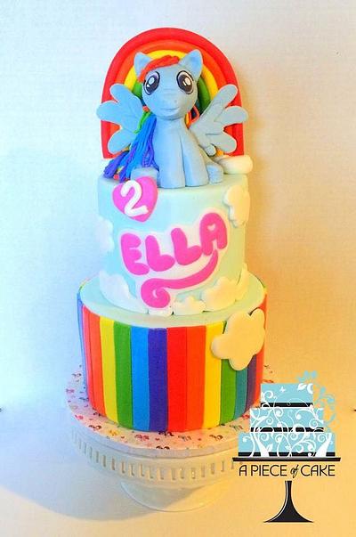 My Little Pony Rainbow Dash Cake - Cake by Danielle Vega