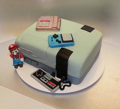 Dusted off the ole NES, who wants to play? - Cake by Barbara
