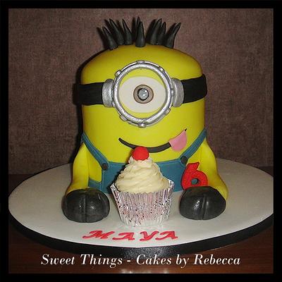 minion - Cake by Sweet Things - Cakes by Rebecca