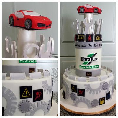 Auto Repair Cake - Cake by Maya Delices