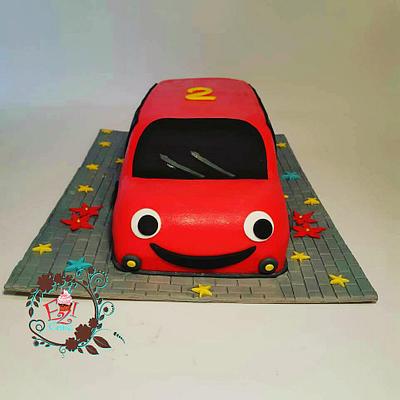 Red bus - Cake by Zerina
