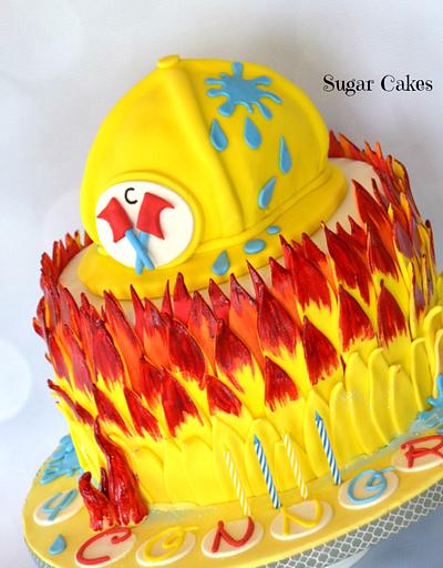 Connor's Fireman Dream - Cake by Sugar Cakes 