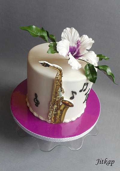 Saxophone cake - Cake by Jitkap
