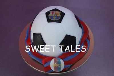 Barça - Cake by SweetTales