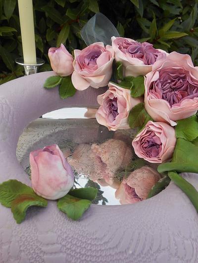 Una ghirlanda di rose inglesi - Cake by Orietta Basso