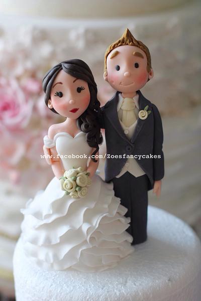 Another bride and groom topper - Cake by Zoe's Fancy Cakes