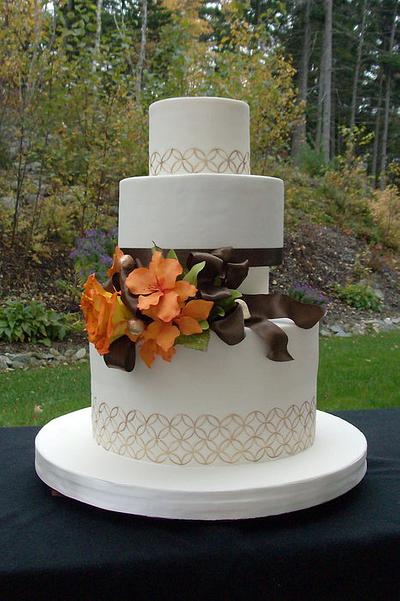 The Sugar Nursery's Fall Wedding Cake - Cake by The Sugar Nursery - Cake Shop & Imaginarium