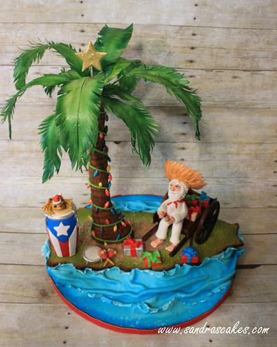 Christmas in Puerto Rico - Cake by Sandrascakes