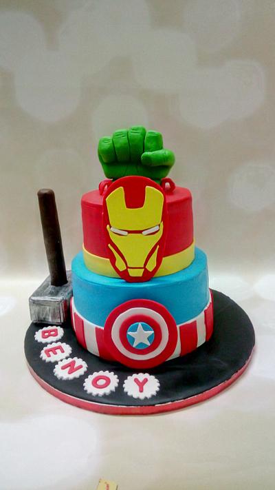 Avengers cake - Cake by toppings