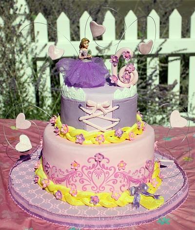 Rapunzel Birthday Cake - Cake by ButterflySweets