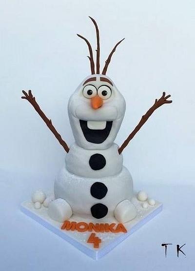 Olaf - Cake by CakesByKlaudia