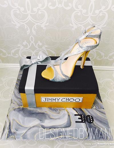 Jimmy Choo shoe cake - Cake by designed by mani