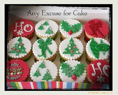 Christmas cupcakes  - Cake by Any Excuse for Cake