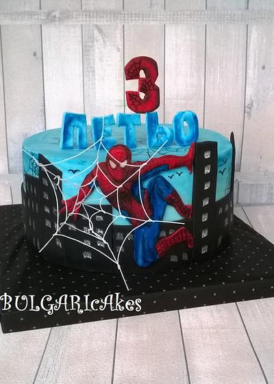 spiderman's web...:) - Cake by BULGARIcAkes