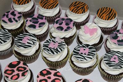 Animal Print Cupcakes - Cake by My Cake Sweet Dreams