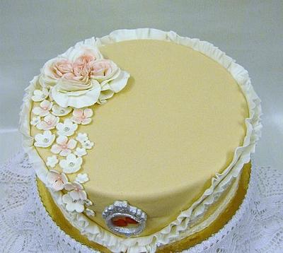 The twenty-fifth wedding anniversary - Cake by Wanda