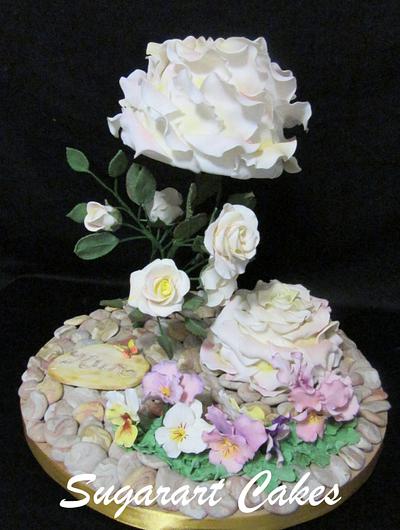 Mums Garden - Cake by Sugarart Cakes
