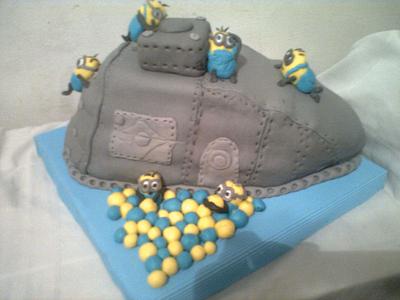 minions cake  - Cake by Dulciriela -Gisela Gañan