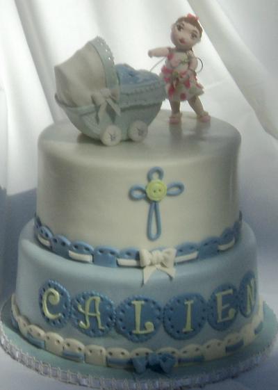 Calien's Christening Cake - Cake by Goreti