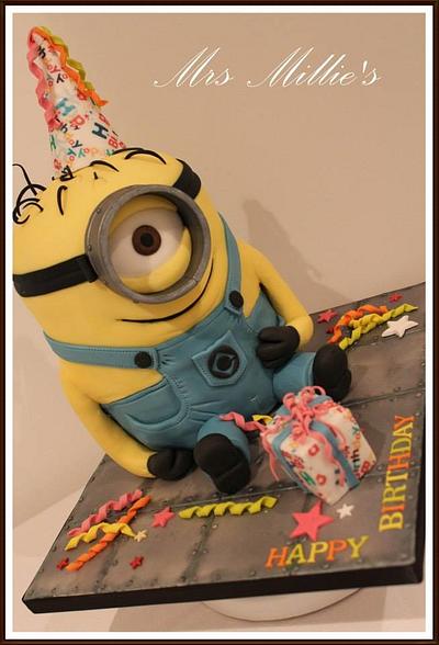Party Minion - Cake by Mrs Millie's