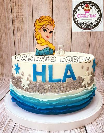 elssa birthday cake - Cake by Castaño torta Riham Ismail