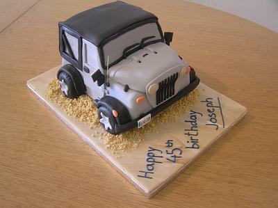Jeep Cake - Cake by Barbora Cakes