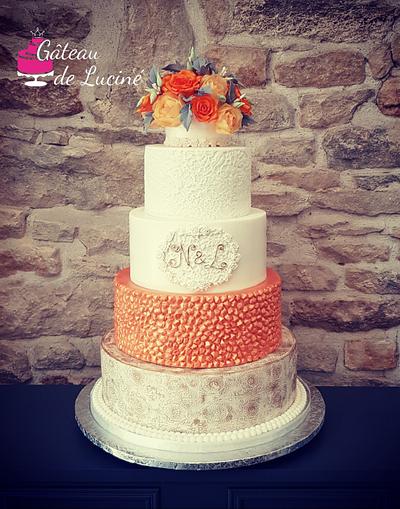 Summer wedding cake  - Cake by Gâteau de Luciné