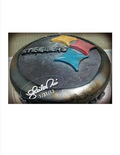 Steelers Cake & BMW cupcakes - Cake by Sheila Marie Matienzo