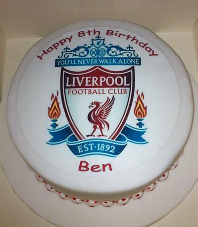 liverpool fc cake - Cake by kelly