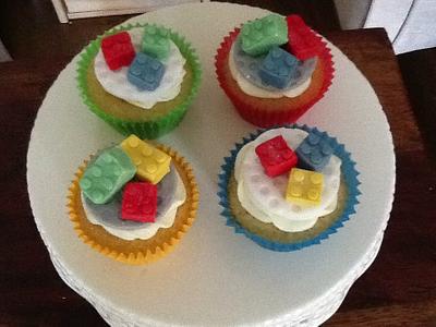 'Lego' cupcakes - Cake by Lisascakes
